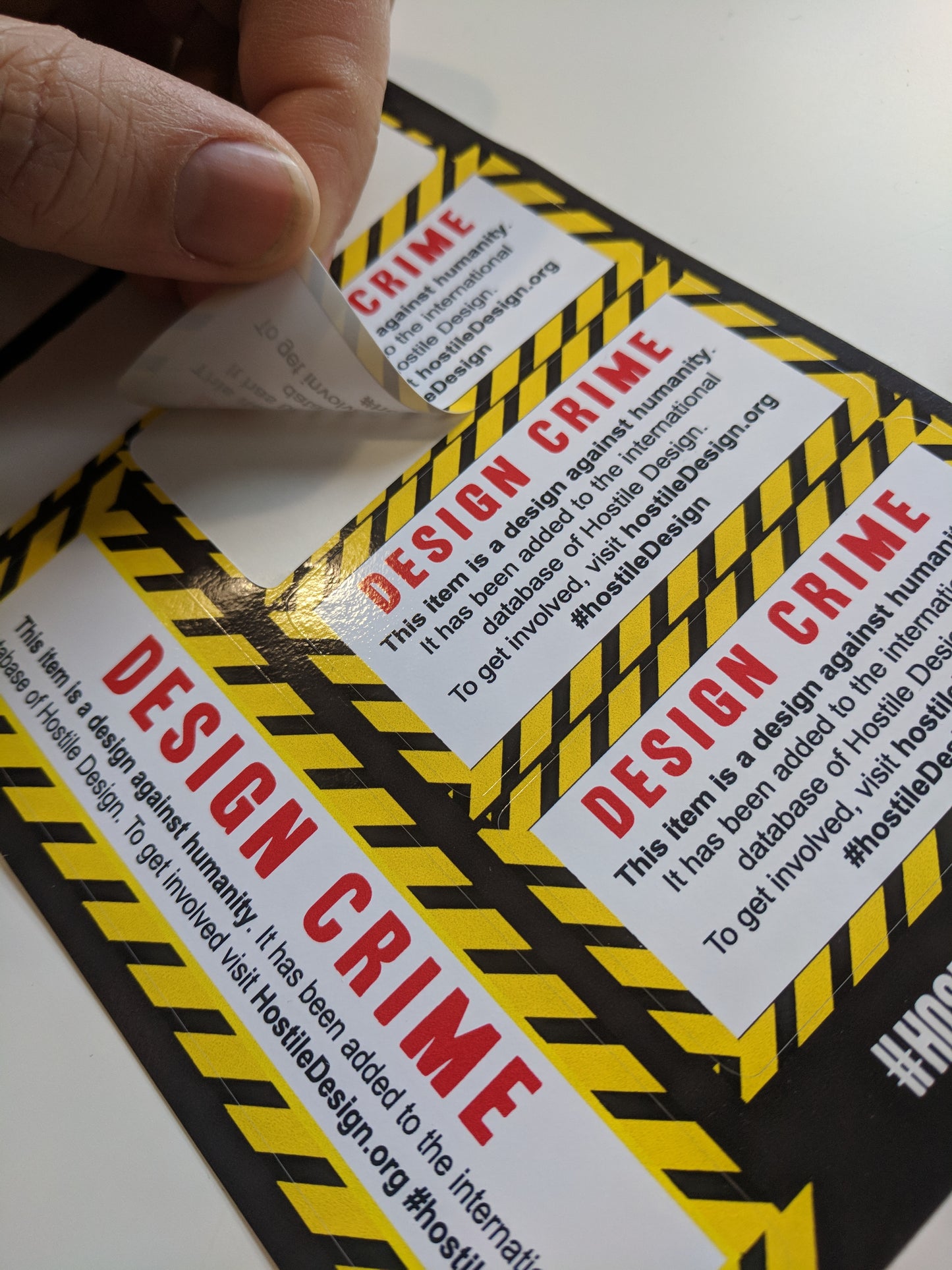 Design Crime - sticker sheet